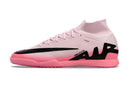 Chuteira Futsal Nike Air Zoom Mercurial Superfly 9 Elite IC Rosa e Preto "Mad Brilliance Pack" - Futx Brasil