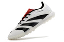 Chuteira Society Adidas Predator Elite TF Branca, Preta e Vermelha - Futx Brasil