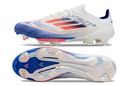 Chuteira Campo Adidas F50+ FG Branca, Azul e Vermelho "Advancement Pack" - Futx Brasil