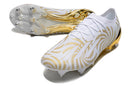 Chuteira Campo Adidas X Speedportal.1 Ponta de Aluminio Branca e Dourada "Benzema Balon d'Or" - Futx Brasil