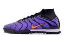 Chuteira Society Nike Air Zoom Mercurial Superfly 9 Elite TF Roxa "Air Max TN" - Futx Brasil