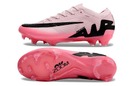 Chuteira Campo Nike Air Zoom Mercurial Vapor 15 Elite FG Rosa e Preto "Mad Brilliance Pack" - Futx Brasil