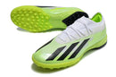 Chuteira Society Adidas X Crazyfast.1 TF Branca e Verde "Crazyrush Pack" - Futx Brasil