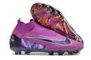 Chuteira Campo Nike Phantom GX DF Elite FG Roxa "Thunder" - Futx Brasil