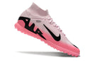 Chuteira Society Nike Air Zoom Mercurial Superfly 9 Elite TF Rosa e Preto "Mad Brilliance Pack" - Futx Brasil