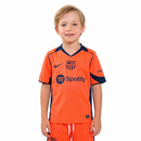 Conjunto Infantil Barcelona Third 26/27- Laranja My Store