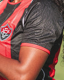 Camisa Vitória Titular 26/27 Feminina - Vermelha e Preta Puma