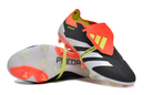 Chuteira Campo Adidas Predator FT 30 Elite FG Preta, Laranja e Branco "Solar Energy Pack" - Futx Brasil