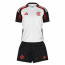 Conjunto Infantil Flamengo II 25/26 - Branco - Futx Brasil