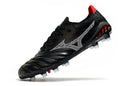 Chuteira Campo Mizuno Morelia Neo 3 FG Preta e Vermelha - Futx Brasil