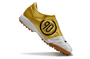 Chuteira Society Nike Total 90 TF Branca e Dourada - Futx Brasil
