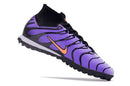 Chuteira Society Nike Air Zoom Mercurial Superfly 9 Elite TF Roxa "Air Max TN" - Futx Brasil