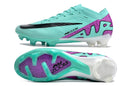 Chuteira Campo Nike Air Zoom Mercurial Vapor 15 Elite FG Verde e Roxa "Peak Ready Pack" - Futx Brasil