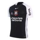 Camisa Corinthians Away 25/26 Jogador - Preta C/ Patrocínio - Futx Brasil