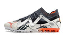 Chuteira Society Puma Future Ultimate MG Branca e Laranja "Astronaut Pack" - Futx Brasil
