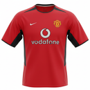 Camisa Manchester United Home 02/03 Retrô - Vermelha - Futx Brasil