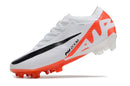 Chuteira Campo Nike Air Zoom Mercurial Vapor 15 Elite FG Branca e Vermelha "Ready Pack" - Futx Brasil