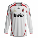 Camisa Milan Away 06/07 Retrô Manga Longa - Branca - Futx Brasil
