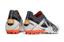 Chuteira Society Puma Future Ultimate MG Branca e Laranja "Astronaut Pack" - Futx Brasil