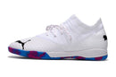 Chuteira Futsal Puma Future Z 1.3 IC Branca e Azul - Futx Brasil