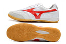 Chuteira Futsal Mizuno Morelia Sala IC Branca e Vermelha My Store