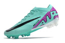 Chuteira Campo Nike Air Zoom Mercurial Vapor 15 Elite FG Verde e Roxa "Peak Ready Pack" - Futx Brasil