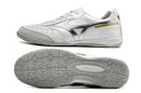 Chuteira Futsal Mizuno Morelia Sala IC Branca e Prata "Beta Shining" My Store