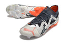 Chuteira Campo Puma Future Ultimate FG Branca, Prata e Laranja "Astronaut Pack" - Futx Brasil