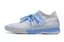 Chuteira Futsal Puma Future Z 1.3 IC Prata e Azul "Neymar Rare" - Futx Brasil