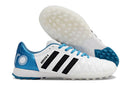 Chuteira Society Adidas AdiPure 11 Pro TF Branca e Azul "Toni Kroos" - Futx Brasil