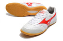 Chuteira Futsal Mizuno Morelia Sala IC Branca e Vermelha My Store