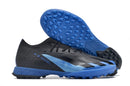 Chuteira Society Adidas X Crazyfast.1 TF Preta e Azul "Bugatti" - Futx Brasil