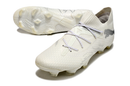 Chuteira Campo Puma Future 7 FG Branca e Prata "Eclipse Pack" - Futx Brasil