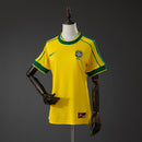 Camisa Brasil Home 1998 Retrô Feminina - Amarela My Store