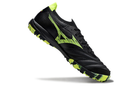Chuteira Society Mizuno Morelia Neo Sala TF Preta e Verde My Store
