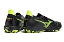 Chuteira Society Mizuno Morelia Neo Sala TF Preta e Verde My Store