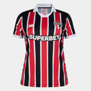 Camisa São Paulo 26/27 Away Feminina - Preta e Vermelha My Store