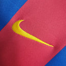 Camisa Barcelona Home 10/11 Retrô - Azul e Vermelha - Futx Brasil