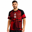 Camisa Flamengo Pré-Jogo 26/27 - Preta e Vermelha My Store