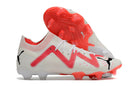 Chuteira Campo Puma Future Ultimate FG Branca e Rosa "Breakthrought Pack" - Futx Brasil