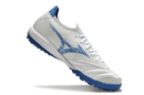 Chuteira Society Mizuno Morelia Neo Sala TF Branca e Azul "Mugen Pack" My Store