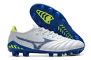 Chuteira Campo Mizuno Morelia Neo 3 FG Branca e Azul "Pre Future Pack" - Futx Brasil