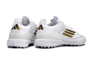 Chuteira Society Adidas F50 TF Branca e Dourado "Day Spark Pack" - Futx Brasil