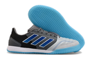 Chuteira Futsal Adidas Competition Top IC Cinza, Azul e Branco My Store