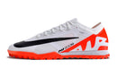 Chuteira Society Nike Air Zoom Mercurial Vapor 15 Elite TF Branca e Vermelho "Ready Pack" - Futx Brasil