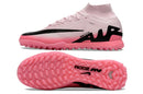 Chuteira Society Nike Air Zoom Mercurial Superfly 9 Elite TF Rosa e Preto "Mad Brilliance Pack" - Futx Brasil