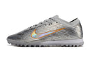 Chuteira Society Nike Air Zoom Mercurial Vapor 15 Elite TF Prata "Anniversary 25 Years Pack" - Futx Brasil