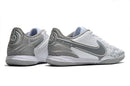 Chuteira Futsal Nike Tiempo Legend 9 Elite Branca e Cinza "Focus" - Futx Brasil
