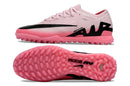 Chuteira Society Nike Air Zoom Mercurial Vapor 15 TF Rosa e Preto "Mad Brilliance Pack" - Futx Brasil