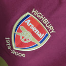 Camisa Arsenal Home 05/06 Retrô - Vinho - Futx Brasil